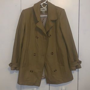 Tan Peacoat